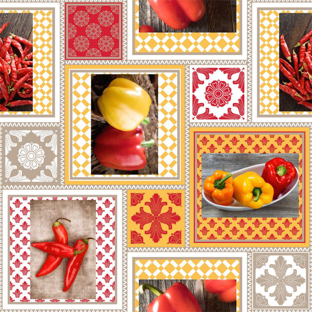 Carmela - Spicy voksduk med chili og paprika