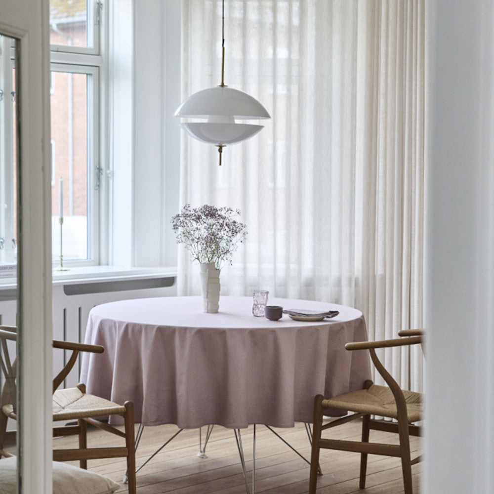 Compliments Damaskduk Tile, ash rose – Rund Ø 200 cm