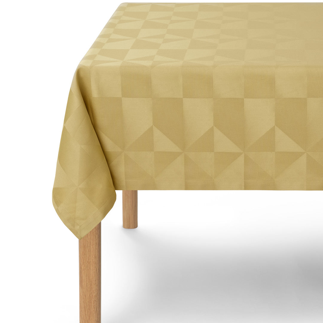 Compliments Wind Damaskduk, Brass - 150 x 350 cm