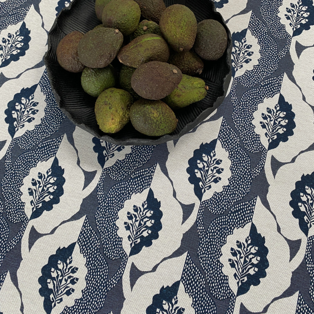 Cypres Blå – Akrylduk med antiskli