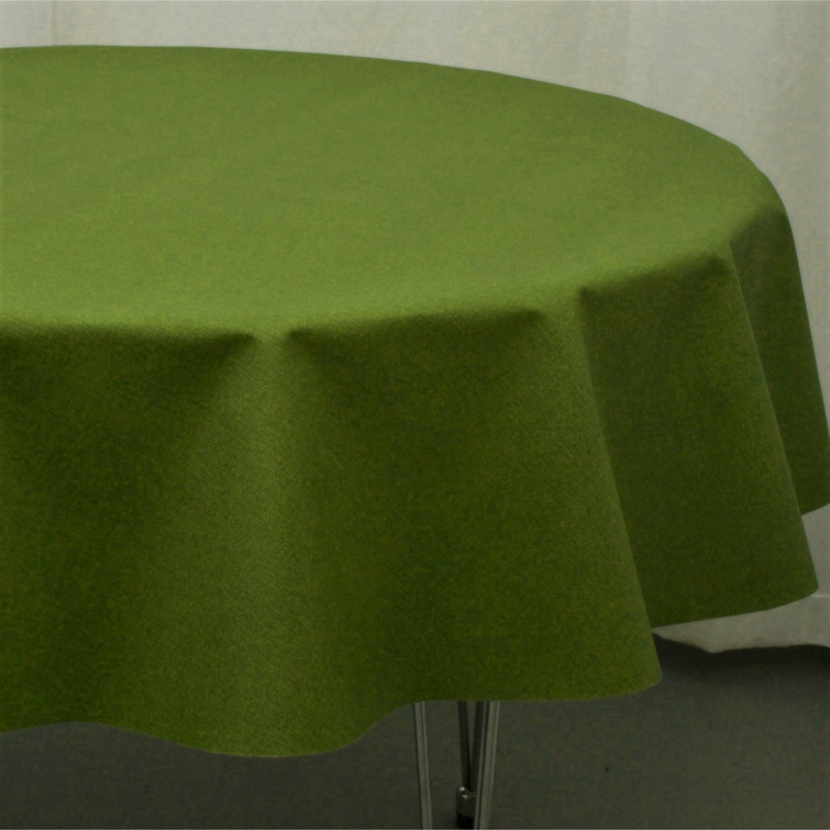 Dali ensfarget akrylduk i grønt, 140 cm bred