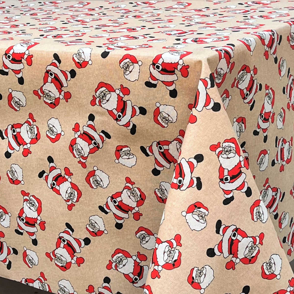 Den Glade Julenissen Sand – Juleakrylduken som bringer frem smilet