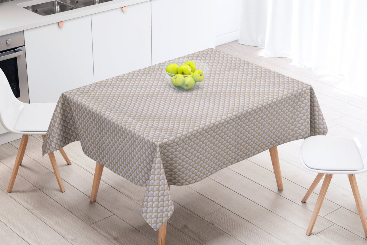 Doucet Naturel - Akrylduk med flott grafisk mønster - 155 cm bred