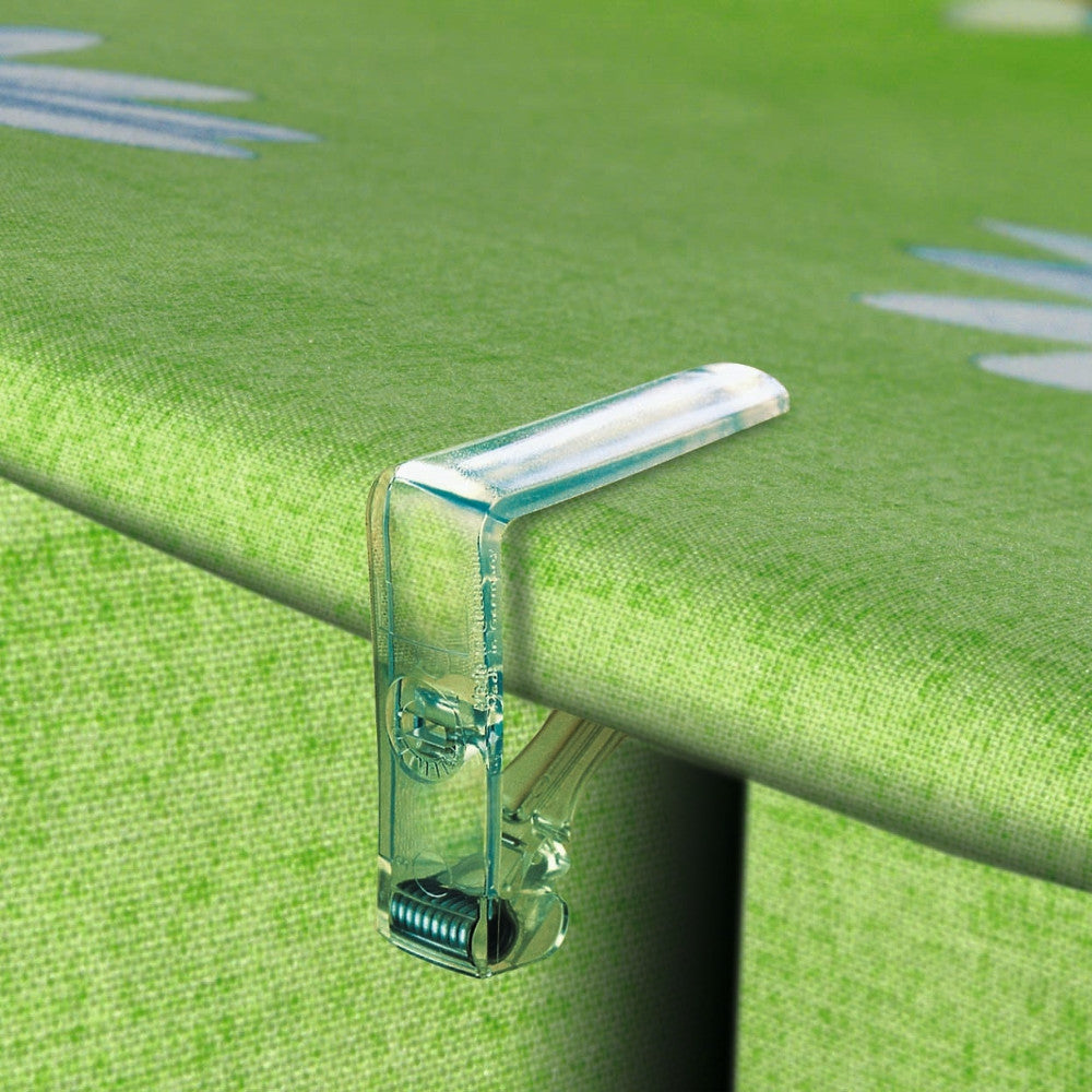 Gjennomsiktig transparent dukeklemme – 4 stk