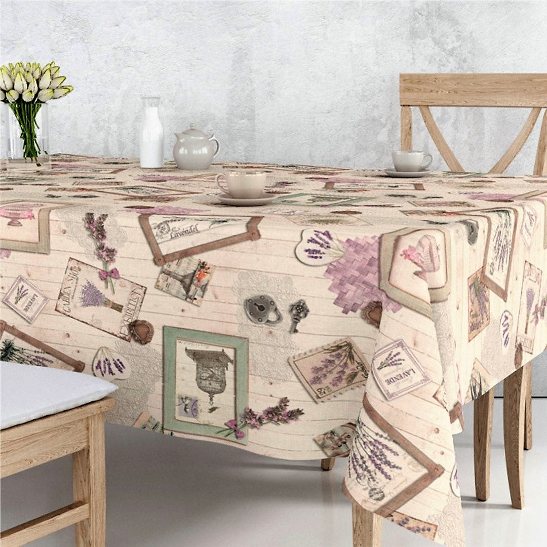 En Duft av Lavendel – Akrylduk med lavendel og trelook