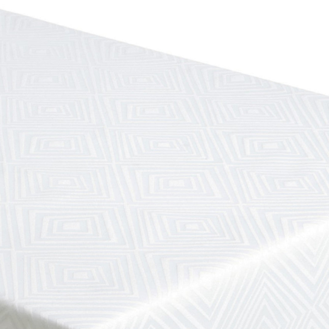 Engholm Diamonds Hvit Damaskduk – 140 x 180 cm