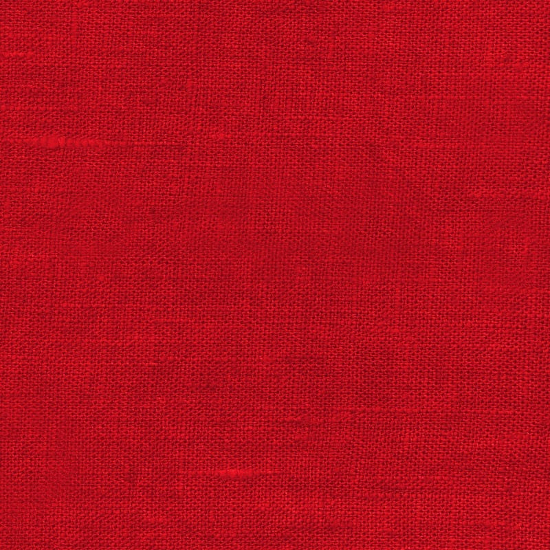 Ensfarget akrylduk i 100 % lin – 140 cm bred – Rød