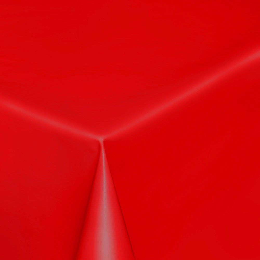 2. sortering Uni Mat – Ensfarget voksduk med matt overflate – Rød