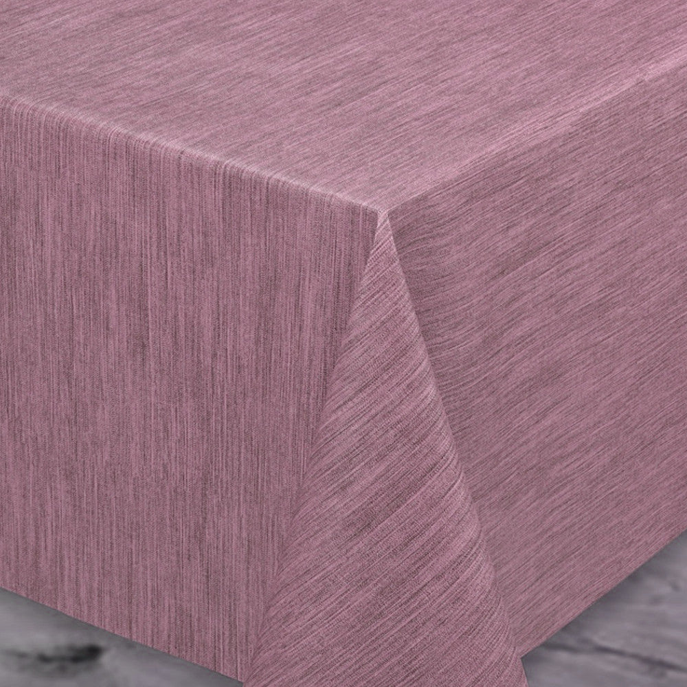 Ensfarget voksduk med preget struktur, 140 cm bred – Lilla