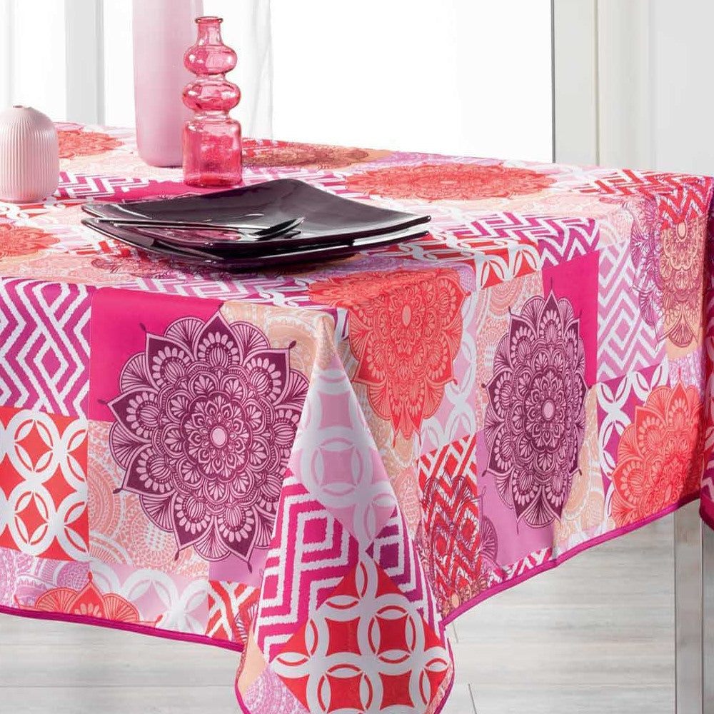 Flamenco Pink, duk med flekkavvisende behandling – 150 x 240 cm