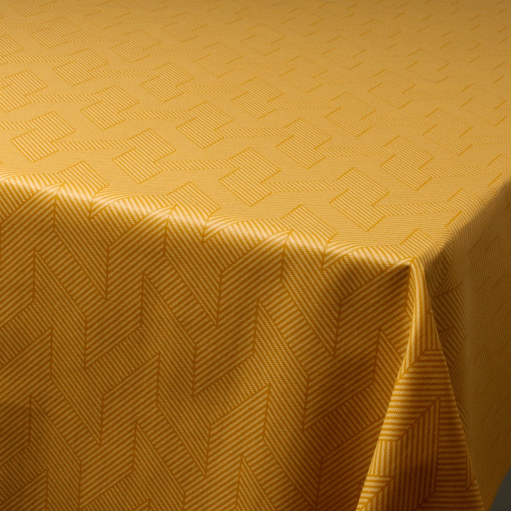 Flare Gull - Akrylduk med flott grafisk mønster