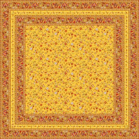 Fleurs Des Champs Gul – Rektangulær provenceduk 160 x 300 cm, miljø
