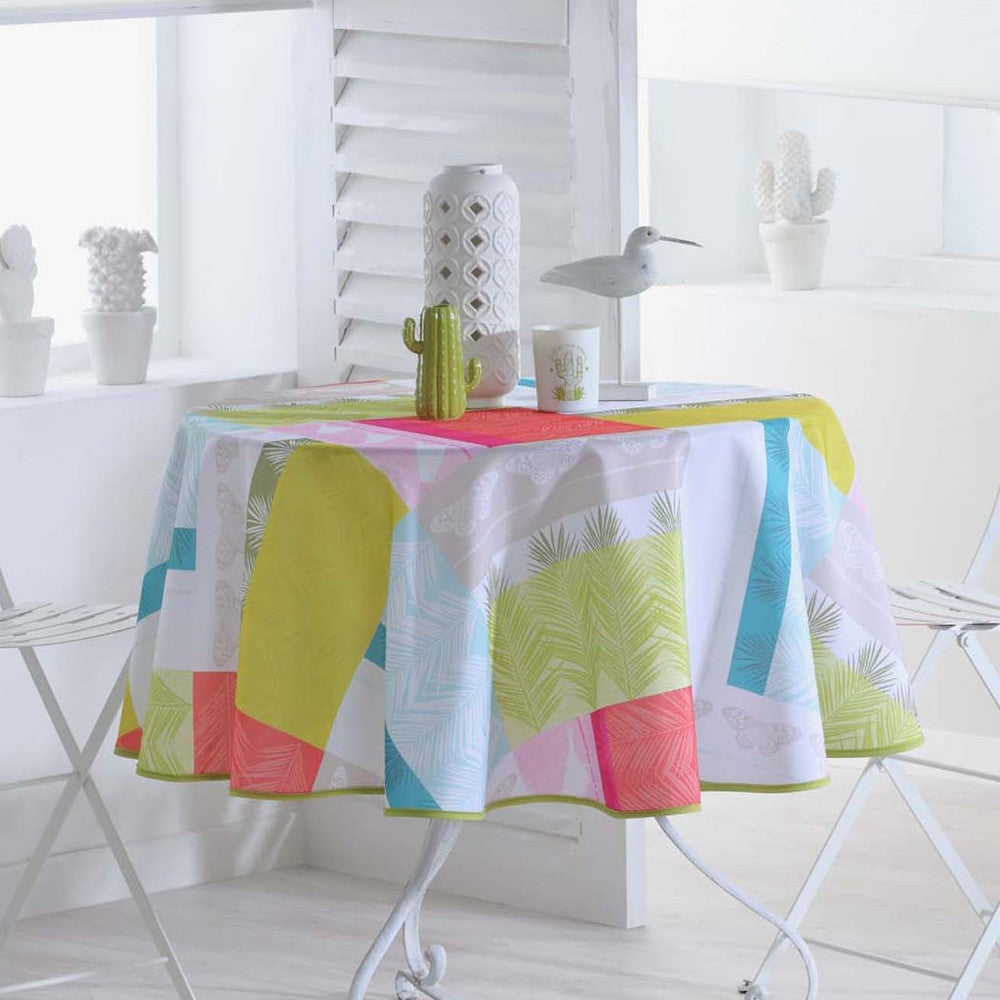 Florida Ø 180 cm, rund bordduk med flekkavvisende behandling