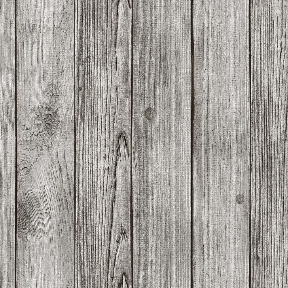 Fusta Trelook – Akrylduk med plankeinspirert mønster i grått