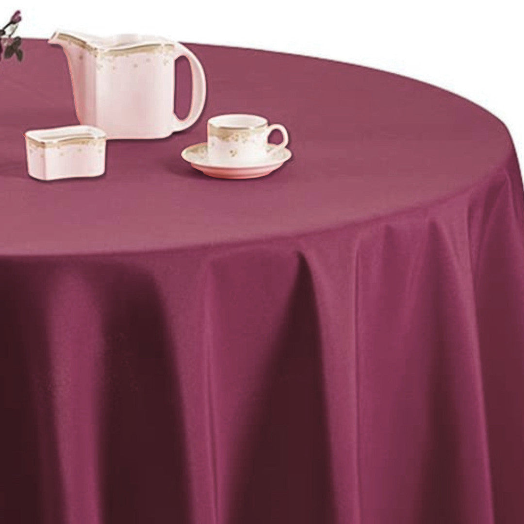 Gastro Aubergine Ø 300 cm, rund damaskduk