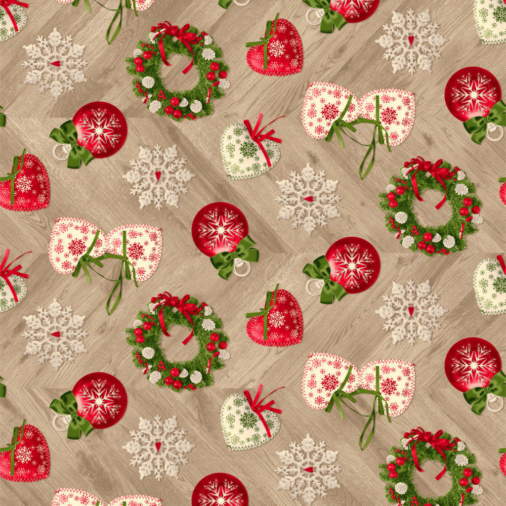 Guirnalda Hyggelig jul – Juleakrylduk med herlig julestemning