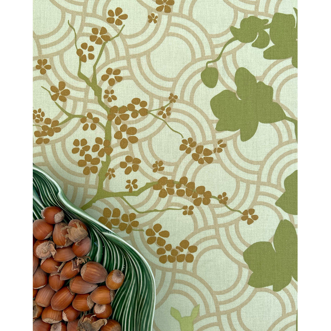 Happy Horses grønn – Notes by Susanne Schjerning – akrylduk med antiskli