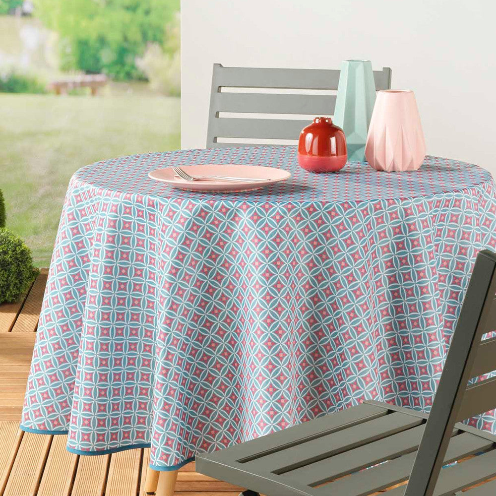 Havanna Mint Ø 180 cm, rund bordduk med flekkavvisende behandling