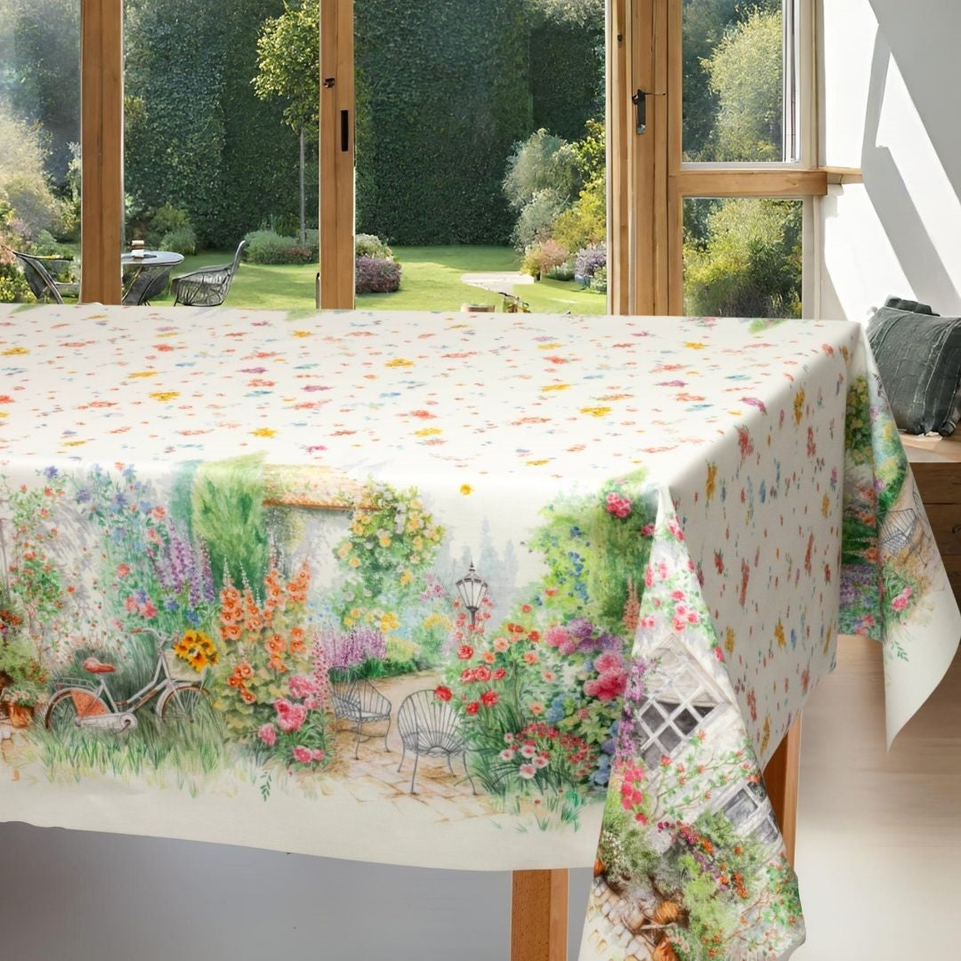 Il Giardino Magico – Akrylduk med et vell av blomster