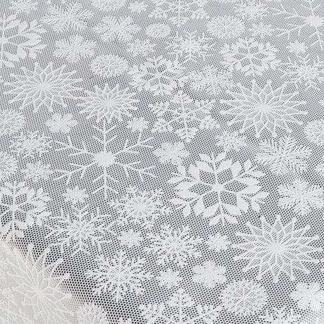 Blondevoksduk - Jule blondeduk med vakre iskrystaller