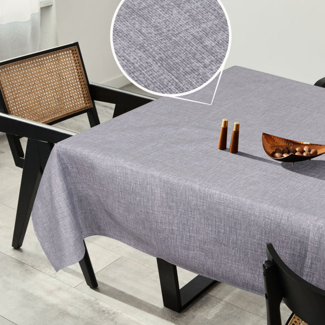 Jack Tovaglia Grå – Rektangulær duk 140 x 240 cm med flekkavvisende behandling