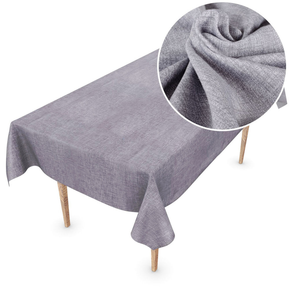 Jack Tovaglia Grå – Rektangulær duk 140 x 240 cm med flekkavvisende behandling