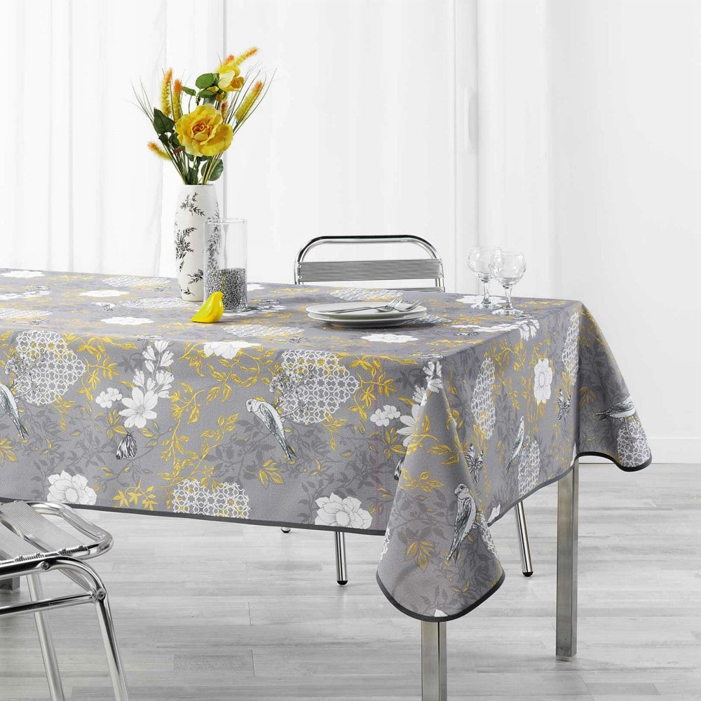 Joline Yellow, bordduk med flekkavvisende behandling, 150 x 240 cm