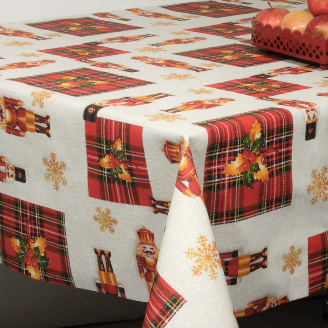 Juleduk – Akrylduk med skotske juleruter