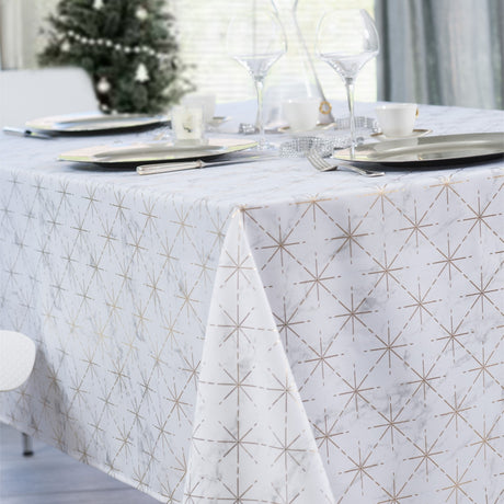 Glasgow Or, Betlehemsstjernen gull – juleduk 140 x 250 cm