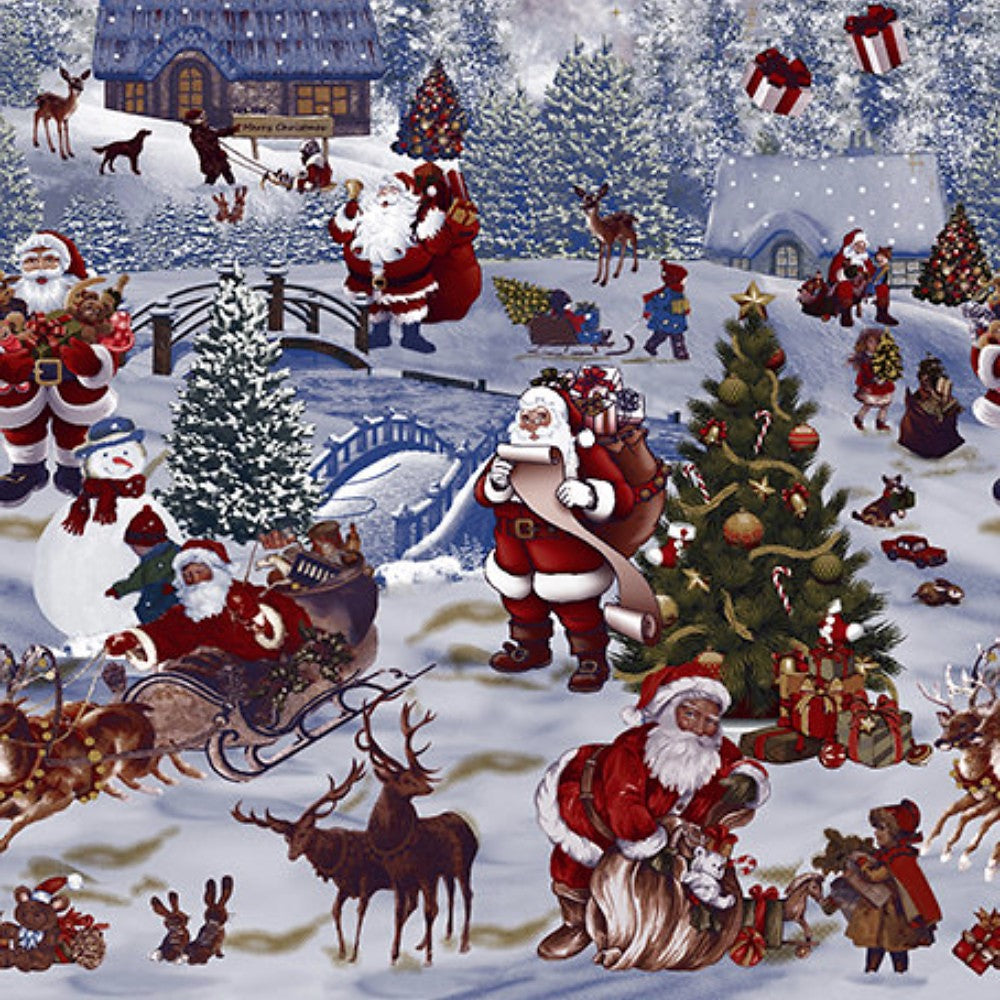 Julevoksduk - Jul i skogen