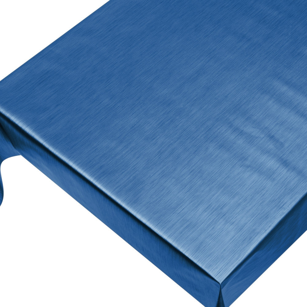 Julevoksduk – Ensfarget voksduk metallic blå