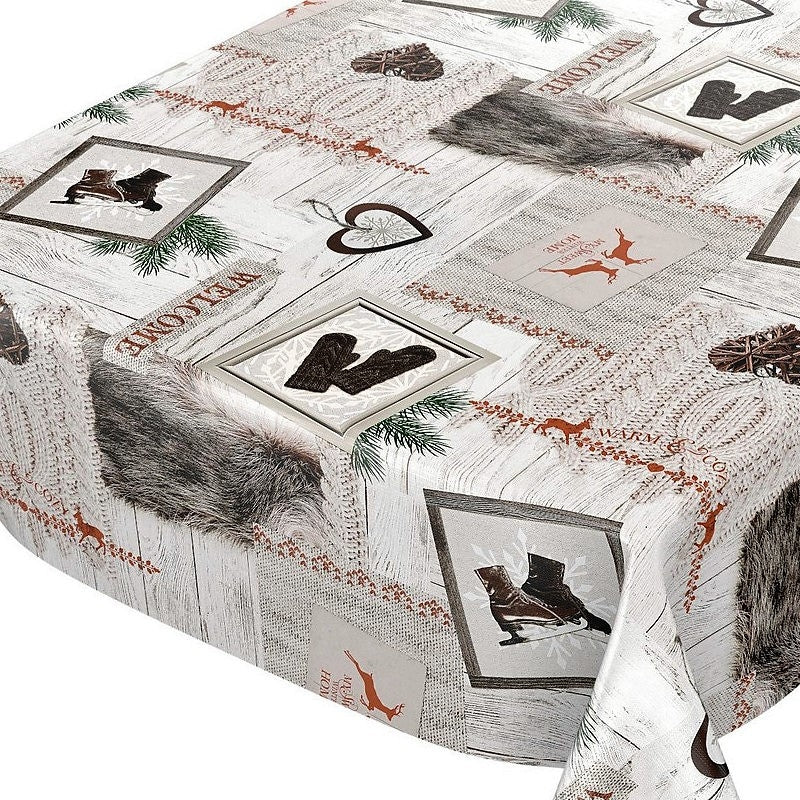 Julevoksduk – På skøyter i julen