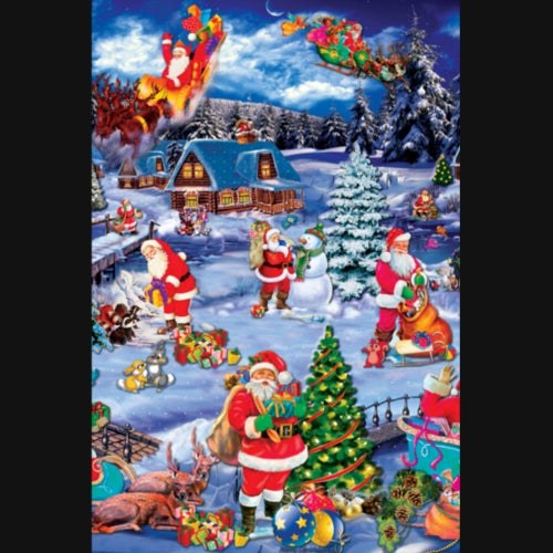 Julevoksduk - HO HO HO Julenissen på jobb