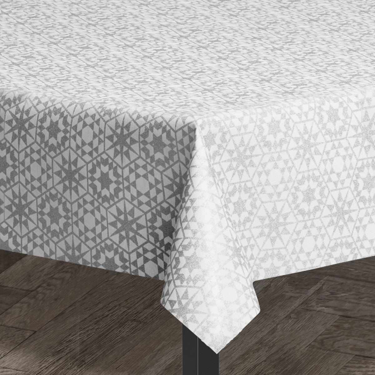 Juna Christmas Sølv - Juleduk med sklisikring