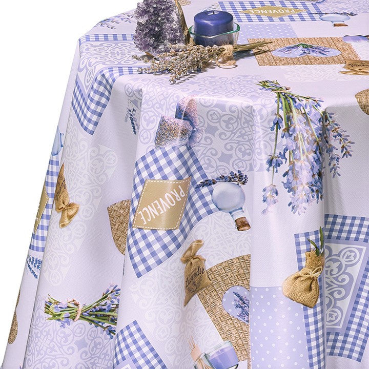 Fra Karoline til Provence – voksduk med lavendel og ruter