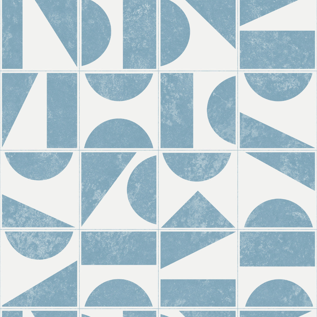 Keta – Voksduk med geometrisk retrodesign, mønster