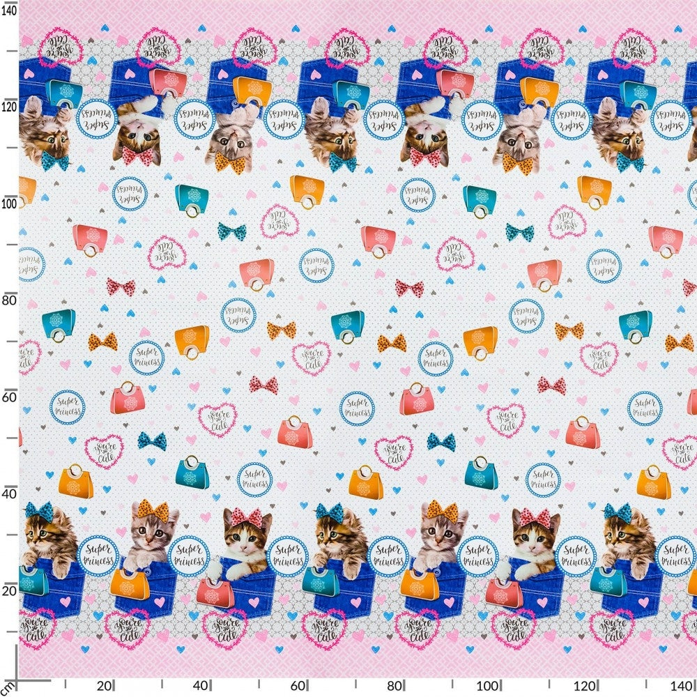 Kitty Bag – voksduk med kattunger