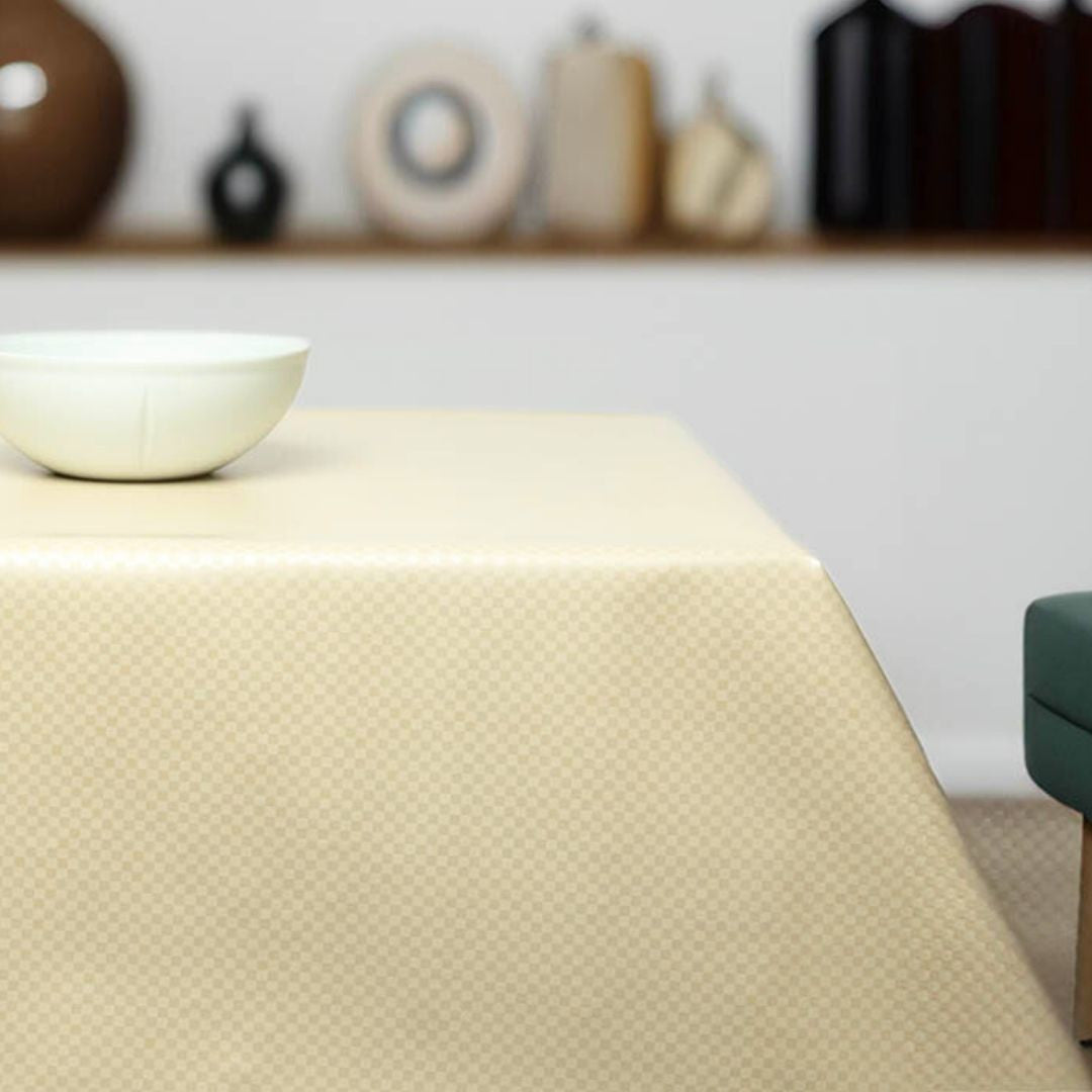 Klassiske Mini-ruter – Voksduk i krem, miljø
