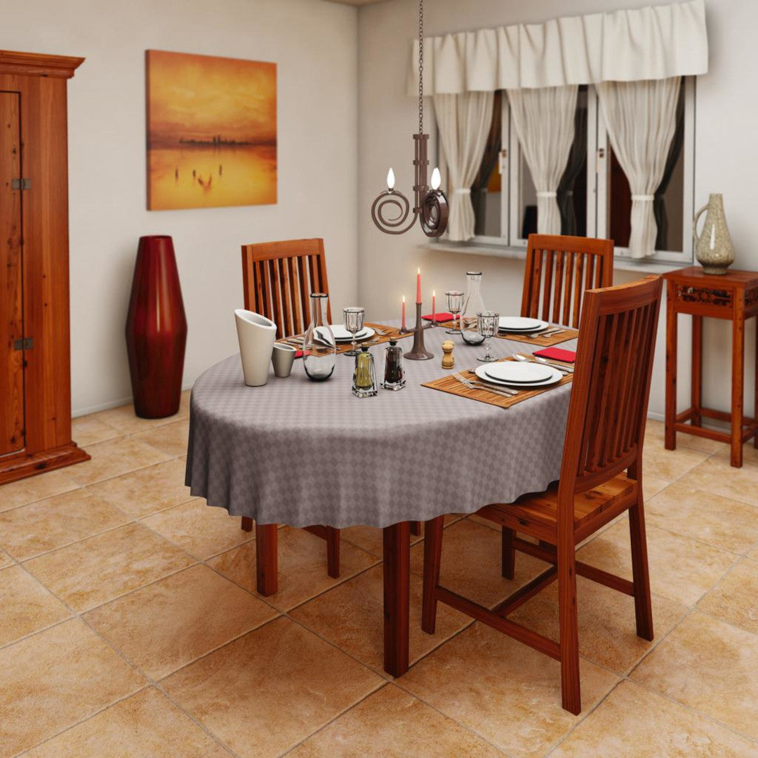 Klassiske Ruter – Voksduk i lys taupe, miljø