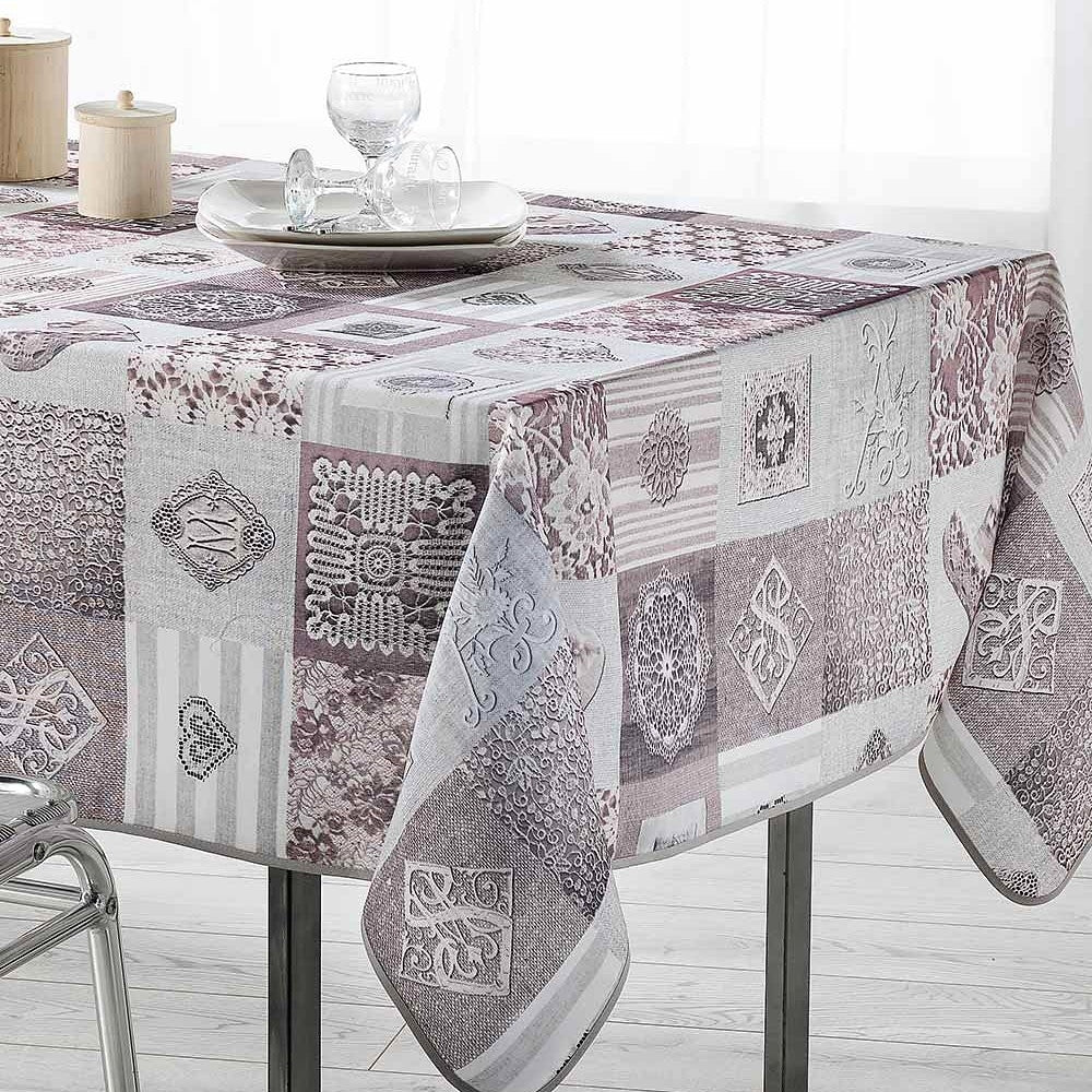 Coeur Dentelle Kniplinge Hjerter – juleduk med flekkavvisende behandling, 150 x 240 cm