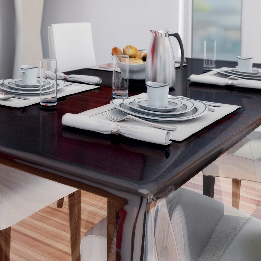 Kraftig gjennomsiktig voksduk – 1,0 mm tykk / ca. 140 cm bred