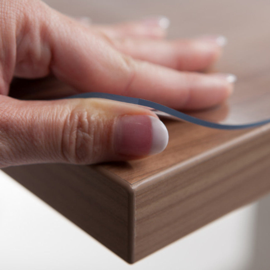 Sterk gjennomsiktig voksduk i klar plast - 2,0 mm / 100 cm