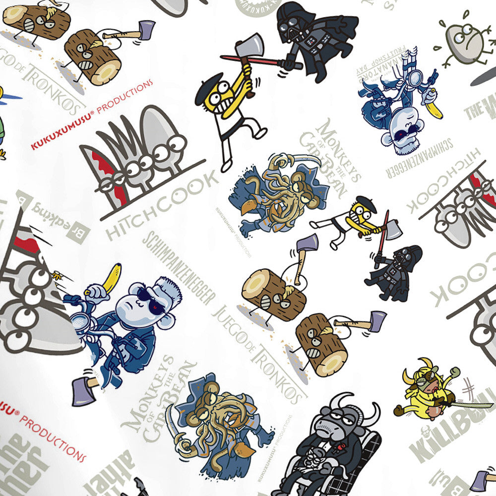 KUKUXUMUSU Film - Deilig akrylduk med flotte tegninger