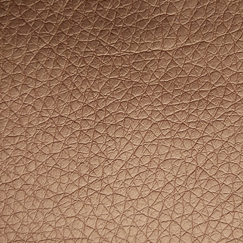 Kunstlær uten renskåret kant - Ekokuir Brillant - Imitert skinn, 0,8 mm/140 cm - Guld/brun