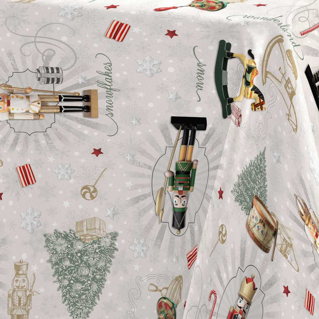 Leopold 150 x 240 cm, rektangulær juleduk, nærbilde