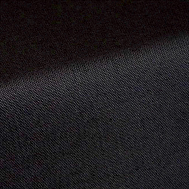 Lino 140 - Ensfarget akrylduk i lin/bomull - Svart