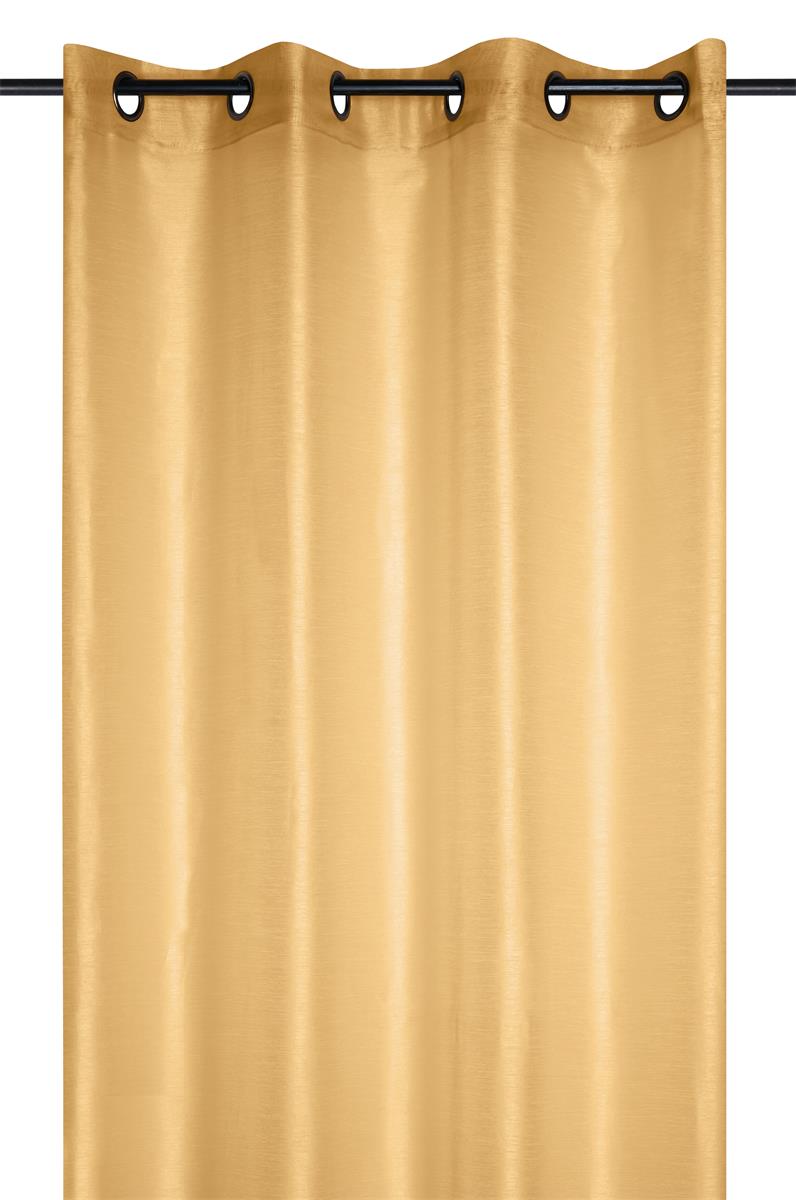 Linwood Sennepsgul – Tynn gardin 140 x 260 cm, miljø