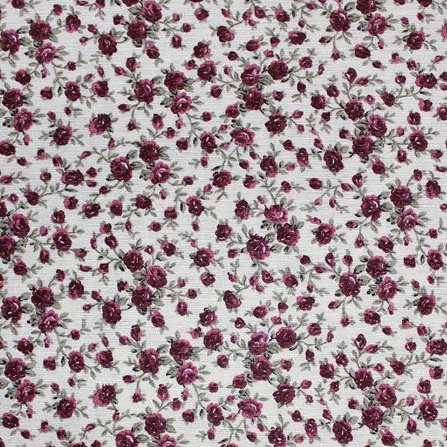 Matisse akrylduk, 160 cm med blomster - Rød