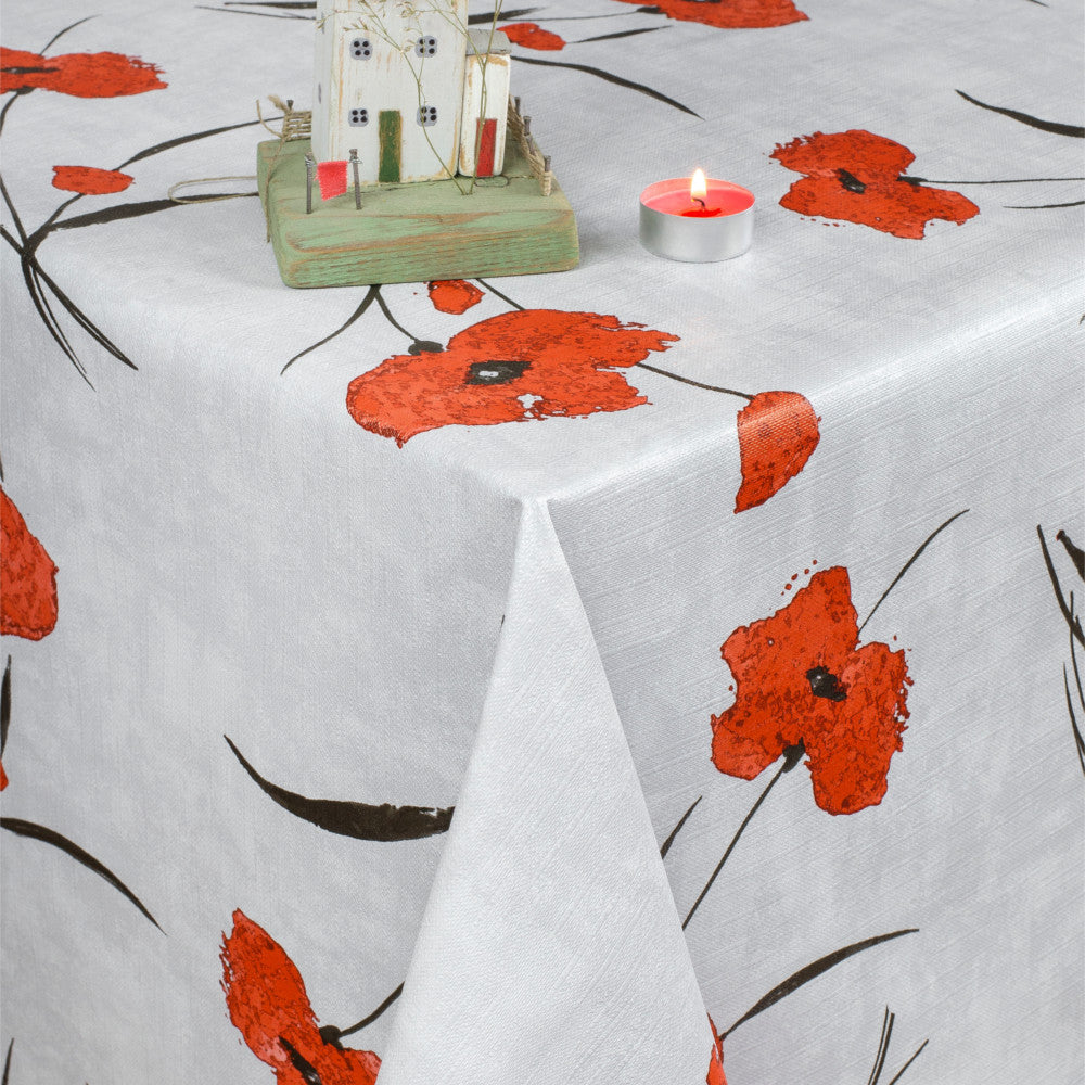 Manga-Valmuer, voksduk med lett preget overflate