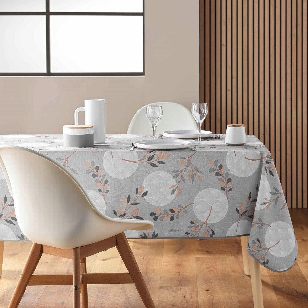 Rektangulær Manola Grå duk dekket på bord med servise
